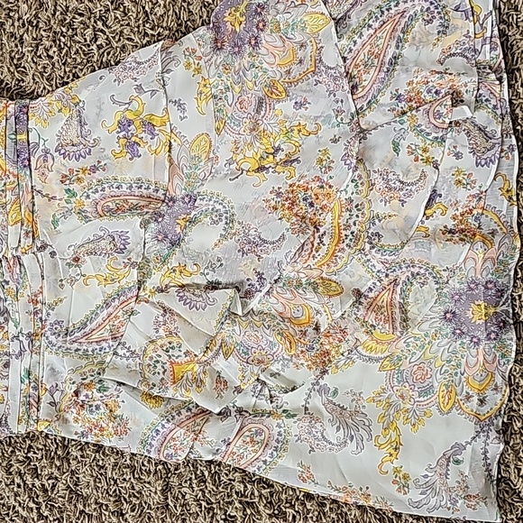 NWT LINI Naomi Ruffled V Neck Mini Dress Medium - Picture 9 of 14